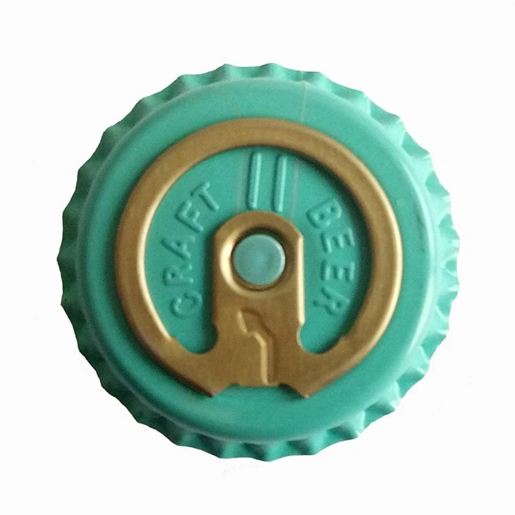 Empty Bottle Glass 330ml Crown Cap Ring Pull Cap Opening